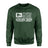 Diving Mom Horizontal Flag on a Sweatshirt with a White Graphic