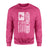 Diving Mom Vertical Flag on a Sweatshirt with a White Graphic