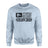 Diving Mom Horizontal Flag on a Sweatshirt with a Black Graphic