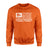 Diving Grandpa Horizontal Flag on a Sweatshirt with a White Graphic