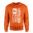 Diving Mom Vertical Flag on a Sweatshirt with a White Graphic
