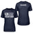 Diving Mom Horizontal Flag With Diver Name on a Unisex T-Shirt with a White Graphic