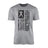 Football Dad Vertical Flag on a Men's T-Shirt with a Black Graphic