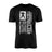 Football Dad Vertical Flag on a Men's T-Shirt with a White Graphic