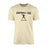 Football Dad with Football Player Icon and Football Player Name on a Men's T-Shirt with a Black Graphic