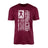 Football Dad Vertical Flag on a Men's T-Shirt with a White Graphic