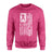 Football Mom Vertical Flag on a Sweatshirt with a White Graphic