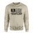 Football Mom Horizontal Flag on a Sweatshirt with a Black Graphic