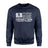 Football Mom Horizontal Flag on a Sweatshirt with a White Graphic