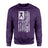 Football Mom Vertical Flag on a Sweatshirt with a White Graphic