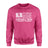 Football Mom Horizontal Flag on a Sweatshirt with a White Graphic