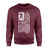 Football Grandma Vertical Flag on a Sweatshirt with a White Graphic