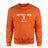 Football Mom with Football Player Icon and Football Player Name on a Sweatshirt with a White Graphic