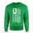 Football Grandma Vertical Flag on a Sweatshirt with a White Graphic