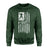 Football Grandma Vertical Flag on a Sweatshirt with a White Graphic