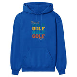 Personalized Golf Golf Golf on a Hoodie With Mascot and Golfer Name on a Hoodie