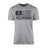 Golf Grandpa Horizontal Flag on a Men's T-Shirt with a Black Graphic