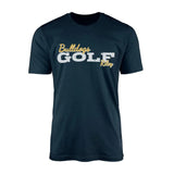 Custom Golf Mascot and Golfer Name on a Men's T-Shirt with a White Graphic