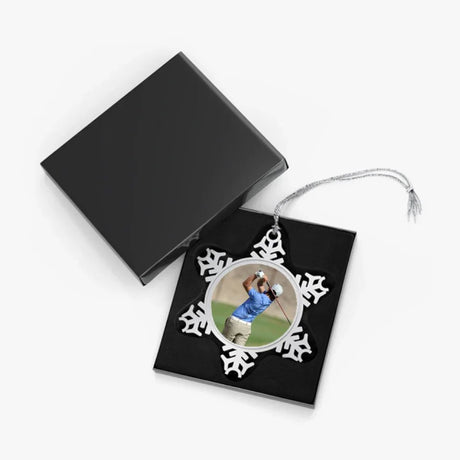 Custom Golfer Photo Ornament