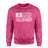 Golf Grandma Horizontal Flag on a Sweatshirt with a White Graphic