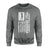 Golf Grandma Vertical Flag on a Sweatshirt with a White Graphic