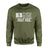 Golf Dad Horizontal Flag on a Sweatshirt with a White Graphic