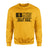 Golf Dad Horizontal Flag on a Sweatshirt with a Black Graphic