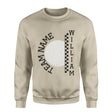 Personalized Golf on a Sweatshirt With Team and Golfer Name on a Sweatshirt