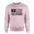 Golf Grandma Horizontal Flag on a Sweatshirt with a Black Graphic