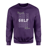 Custom Golf on a Sweatshirt With Mascot and Golfer Name on a Sweatshirt