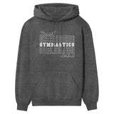 Custom Gymnastics on a Sweatshirt With Mascot and Gymnast Name on a Hoodie