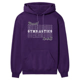 Custom Gymnastics on a Sweatshirt With Mascot and Gymnast Name on a Hoodie