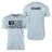 Gymnastics Dad Horizontal Flag With Gymnast Name on a Men's T-Shirt with a Black Graphic