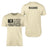 Gymnastics Dad Horizontal Flag With Gymnast Name on a Men's T-Shirt with a Black Graphic
