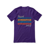 Personalized Gymnastics Gymnastics Gymnastics Shirt With Mascot and Gymnast Name on a Unisex T-Shirt