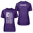 Gymnastics Grandma Vertical Flag With Gymnast Name on a Unisex T-Shirt with a White Graphic