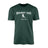 Hockey Dad with Hockey Player Icon and Hockey Player Name on a Men's T-Shirt with a White Graphic