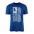 Hockey Grandpa Vertical Flag on a Men's T-Shirt with a White Graphic