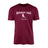 Hockey Dad with Hockey Player Icon and Hockey Player Name on a Men's T-Shirt with a White Graphic
