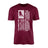 Hockey Grandpa Vertical Flag on a Men's T-Shirt with a White Graphic
