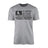Hockey Grandpa Horizontal Flag on a Men's T-Shirt with a Black Graphic