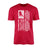 Hockey Grandpa Vertical Flag on a Men's T-Shirt with a White Graphic