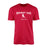 Hockey Dad with Hockey Player Icon and Hockey Player Name on a Men's T-Shirt with a White Graphic