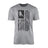 Hockey Grandpa Vertical Flag on a Men's T-Shirt with a Black Graphic