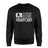 Hockey Dad Horizontal Flag on a Sweatshirt with a White Graphic