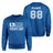 Hockey Dad Horizontal Flag With Hockey Player Name on a Sweatshirt with a White Graphic