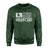 Hockey Dad Horizontal Flag on a Sweatshirt with a White Graphic