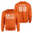 Hockey Dad Horizontal Flag With Hockey Player Name on a Sweatshirt with a White Graphic