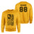 Hockey Dad Vertical Flag With Hockey Player Name on a Sweatshirt with a Black Graphic