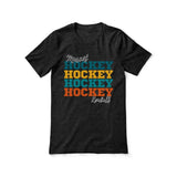 Personalized Hockey Hockey Hockey Shirt With Mascot and Hockey Player Name on a Unisex T-Shirt